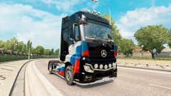Pele Trans Europe no caminhão Mercedes-Benz para Euro Truck