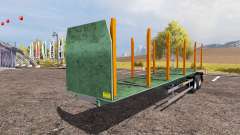Forestry semitrailer para Farming Simulator 2013