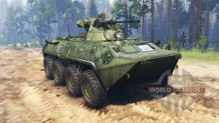 BTR 82A (GAZ-59034) para Spin Tires