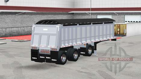Cobra tri-axle dump trailer para American Truck Simulator