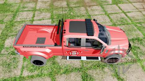 Ford F-450 fire service para Farming Simulator 2017