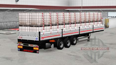 Mesa semi-reboque com carga para American Truck Simulator