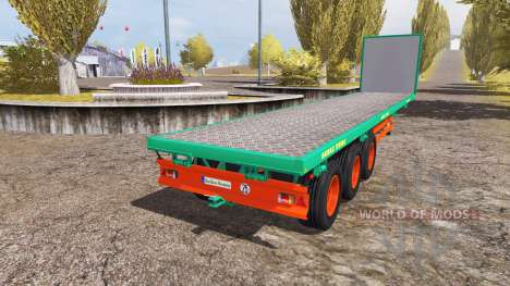 Aguas-Tenias bale semitrailer v2.5 para Farming Simulator 2013