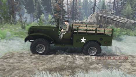 Dodge WC-51 (T214) 1942 para Spin Tires