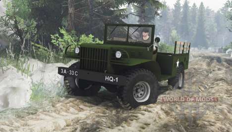 Dodge WC-51 (T214) 1942 para Spin Tires