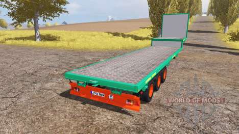 Aguas-Tenias platform trailer v2.0 para Farming Simulator 2013