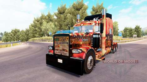Assustador Carnevil pele para o caminhão Peterbi para American Truck Simulator