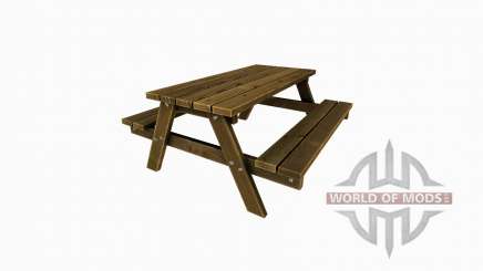 Picnic table para Farming Simulator 2015