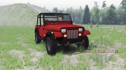 Jeep Wrangler (YJ) 1996 para Spin Tires