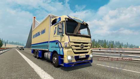 Tandem truck traffic v1.6.1 para Euro Truck Simulator 2