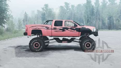 Chevrolet Silverado 2500 HD Crew Cab Duramax para Spintires MudRunner