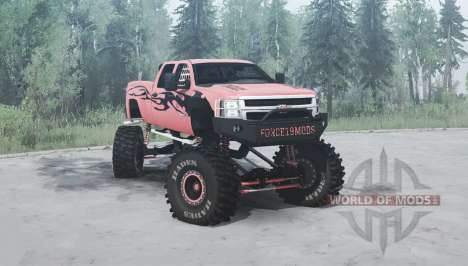 Chevrolet Silverado 2500 HD Crew Cab Duramax para Spintires MudRunner