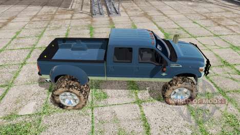 Ford F-350 Super Duty Crew Cab mud truck para Farming Simulator 2017