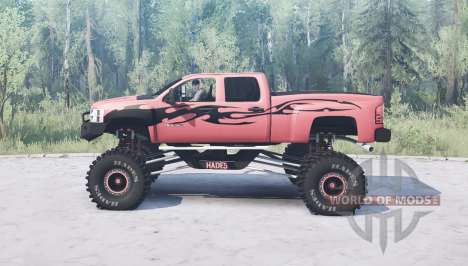 Chevrolet Silverado 2500 HD Crew Cab Duramax para Spintires MudRunner