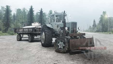 MTZ 82 de Belarusian para Spintires MudRunner