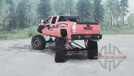 Chevrolet Silverado 2500 HD Crew Cab Duramax para Spintires MudRunner