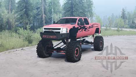 Chevrolet Silverado 2500 HD Crew Cab Duramax para Spintires MudRunner