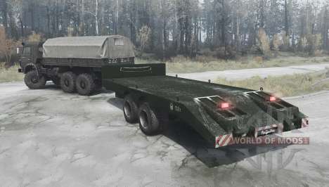 KamAZ 5350 Mustang para Spintires MudRunner