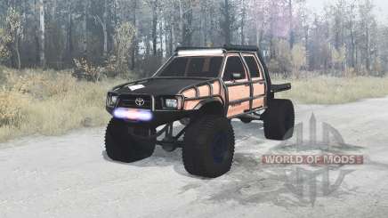 Toyota Hilux Double Cab 1996 extreme para MudRunner