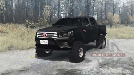 Toyota Hilux Double Cab 2016 v2.0 para MudRunner
