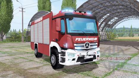 Mercedes-Benz Antos Feuerwehr para Farming Simulator 2017