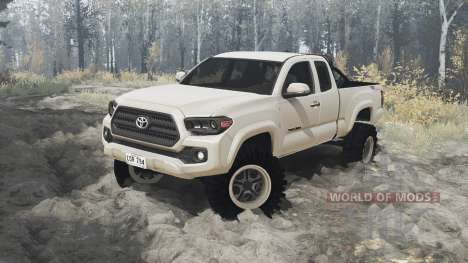 Toyota Tacoma TRD Off-Road Access Cab 2016 para Spintires MudRunner