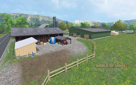 De aves de montanha para Farming Simulator 2015