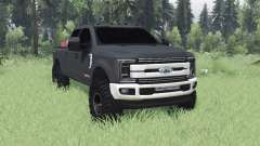 Ford F-350 Super Duty Crew Cab 2017 para Spin Tires