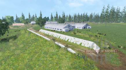 A aldeia Kuray v2.1 para Farming Simulator 2015