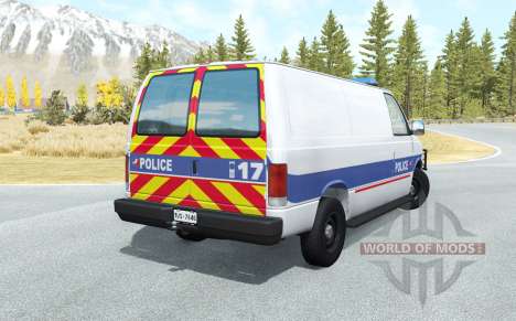 Gavril H-Series Police Nationale para BeamNG Drive