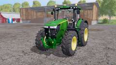John Deere 7310R twin wheels para Farming Simulator 2015