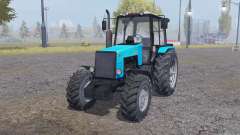 MTZ-1221 Bielorrússia azul brilhante para Farming Simulator 2013