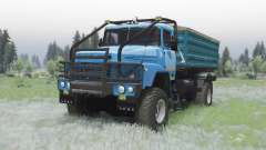 KrAZ 260 4x4 moderadamente-azul para Spin Tires