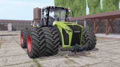 CLAAS Xerion 5000 twin wheels para Farming Simulator 2017
