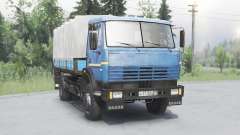 KamAZ 43253 azul para Spin Tires