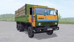 KamAZ 55102 com um trailer v1.2 para Farming Simulator 2017
