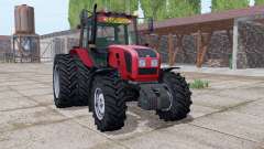 Bielorrússia 1220.3 rodas duplas para Farming Simulator 2017