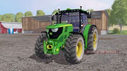 John Deere 6170R lime green para Farming Simulator 2015