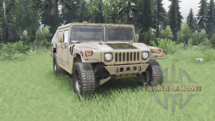 Hummer H1 military para Spin Tires
