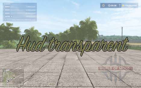 Hud transparent para Farming Simulator 2017