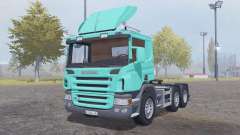 Scania P420 bright turquoise para Farming Simulator 2013