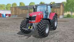 Massey Ferguson 7626 twin wheels para Farming Simulator 2015
