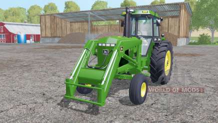 John Deere 4455 front loader para Farming Simulator 2015