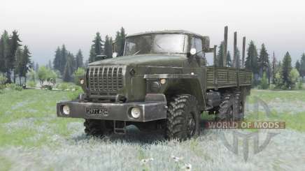 Ural 4320-41 cinza escuro-verde para Spin Tires