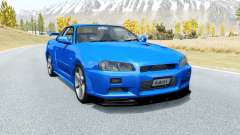 Nissan Skyline GT-R V-spec II (BNR34) 2000 para BeamNG Drive