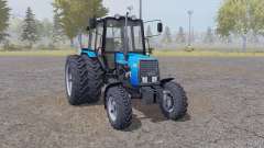 Bielorrússia MTZ 1025 traseiro rodas duplas para Farming Simulator 2013