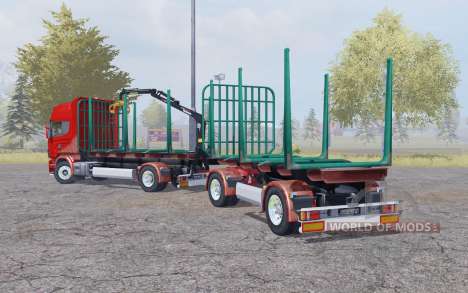 Scania R730 4x4 Timber Truck para Farming Simulator 2013