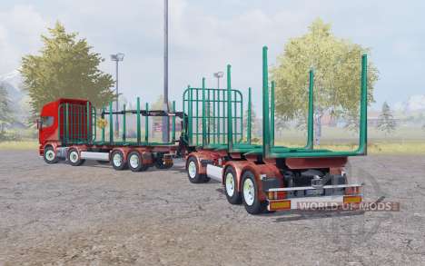 Scania R730 8x8 Timber Truck para Farming Simulator 2013