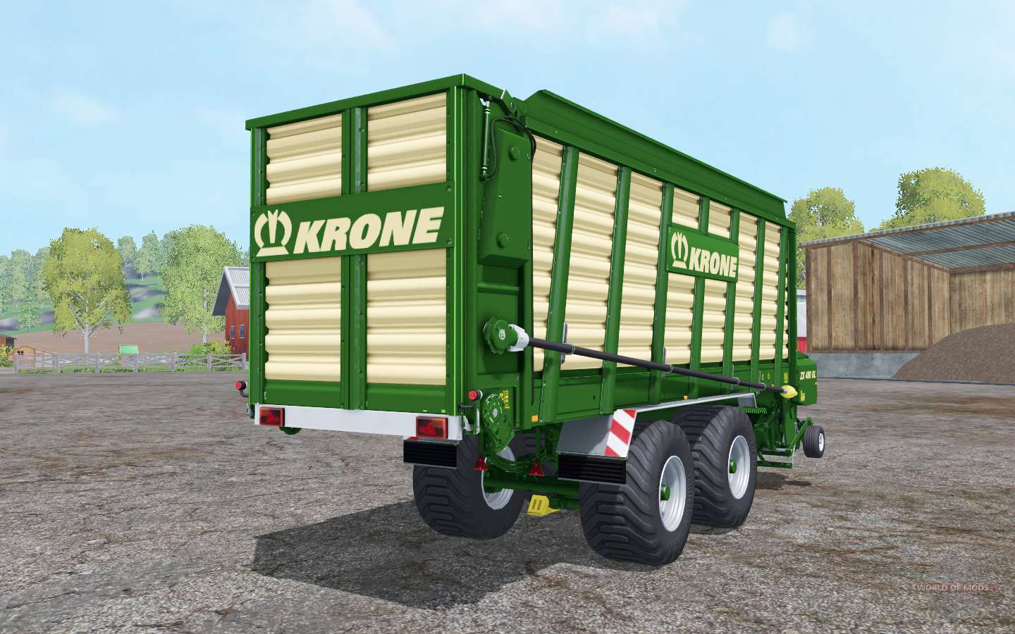 Krone Zx 450 Gl Doubled Collecting Speed Para Farming Simulator 2015 6749
