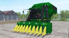 John Deere 9950 with headers para Farming Simulator 2017